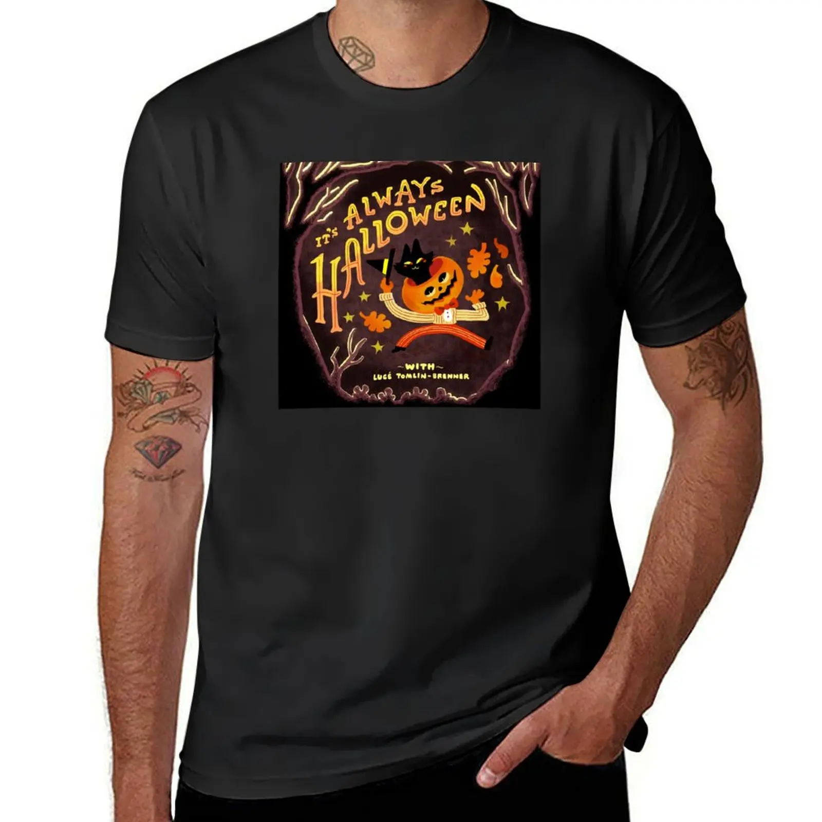 It's Always Halloween podcast art T-Shirt cute clothes vintage clothes kawaii clothes mens funny t shirts