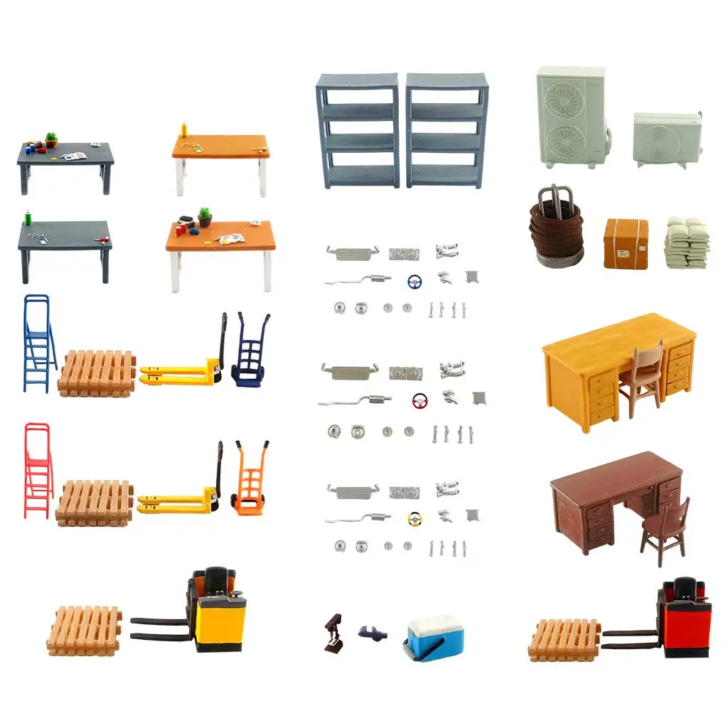 1/64 Accessory for Workshop Figures, Building Scene Figures, for Models And Model Making