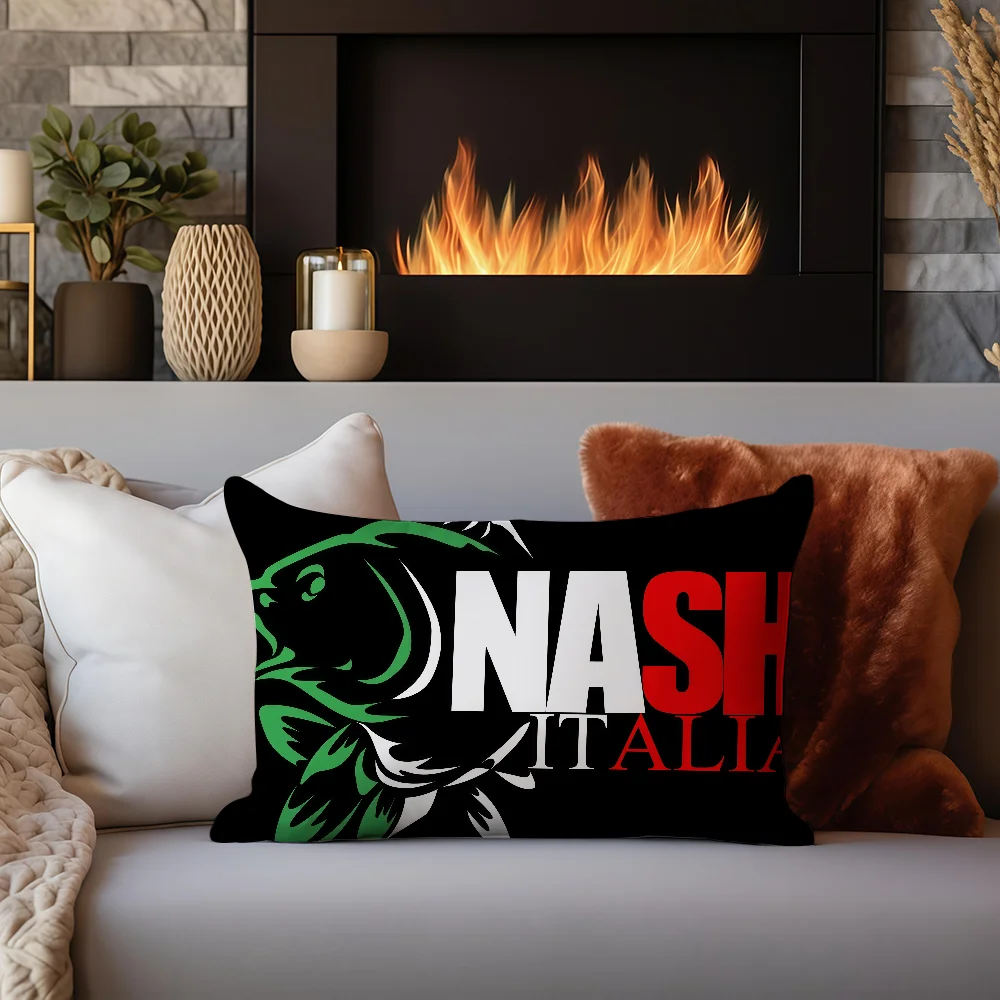 N-Nash Fishing Q D Cushion Cover Sofa Living Room Office Rectangle Pillow Home Coffee Shop Bedding Hit Product