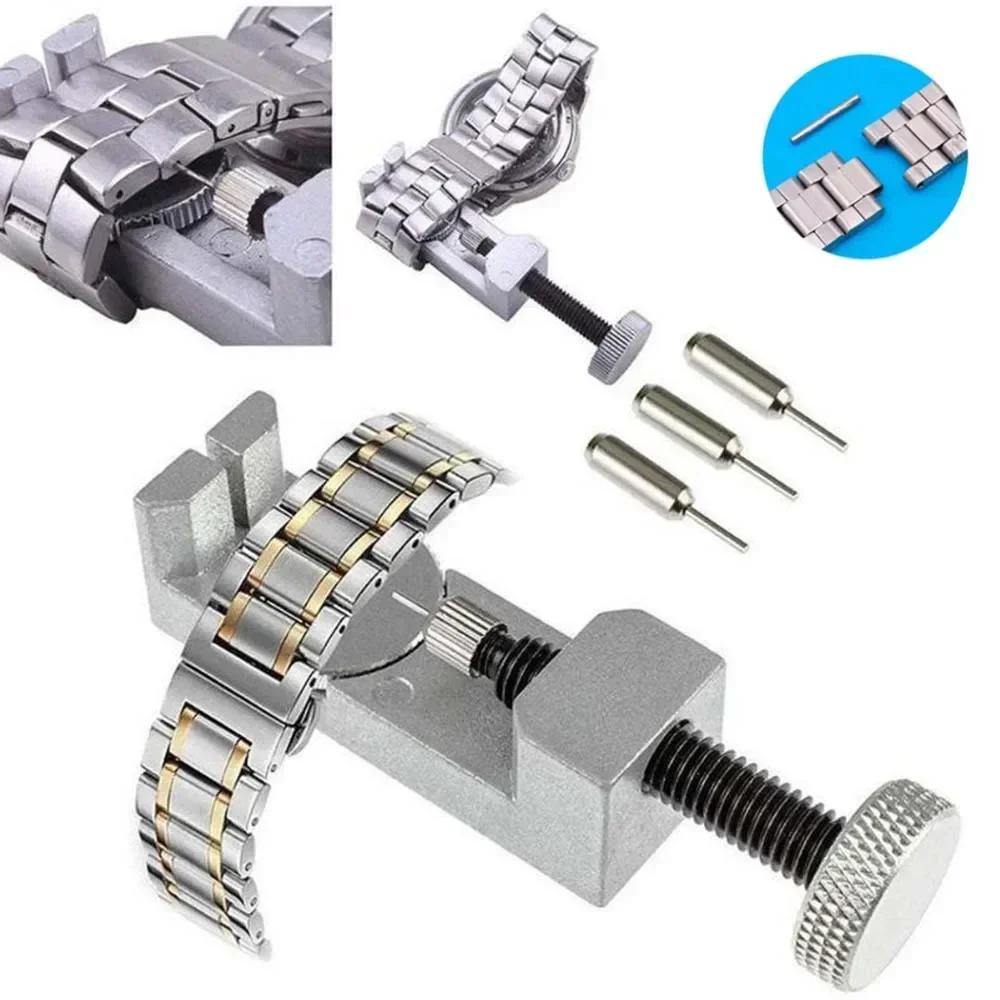 All Metal Adjustable Watch Tool for Apple for Samsung Watch Adjustable Remover Kit Metal Strap Bracelet Link Pin Repair Tool