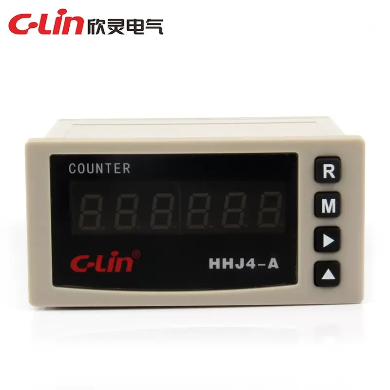 

Authentic Original C-Lin Counting Relay Counter HHJ4-A HHJ4-D DC12V DC24V AC220V AC380V AC110V