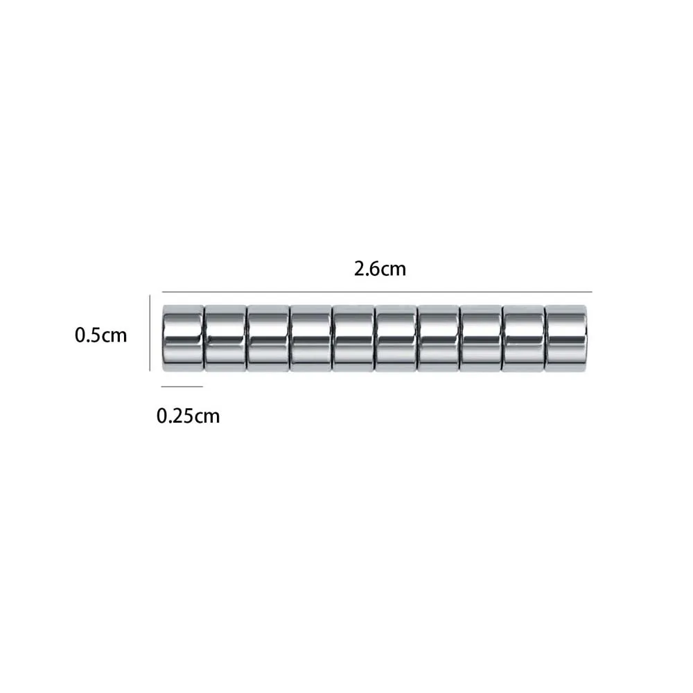 10 buah/set alat Magnet seni kuku tongkat magnetik mata kucing Magnet kuat alat manikur ujung ganda Magnet mata kucing