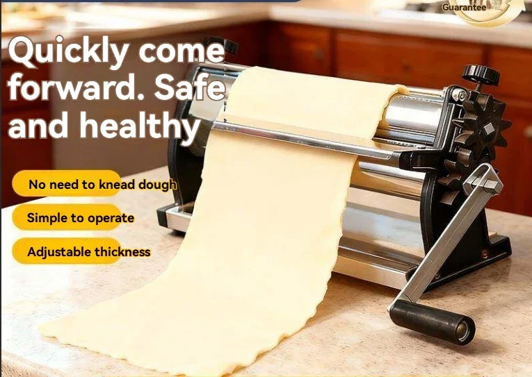 Dough Cake Machine Manual Dough Cake Machine Stainless Steel 304 Material, Easy Rolling  Simple Cleaning