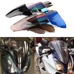 Motorcycle Double Bubble Windshield For Honda VFR800 VFR 800 2002-2012 WindScreen Accessories Fairing Deflector