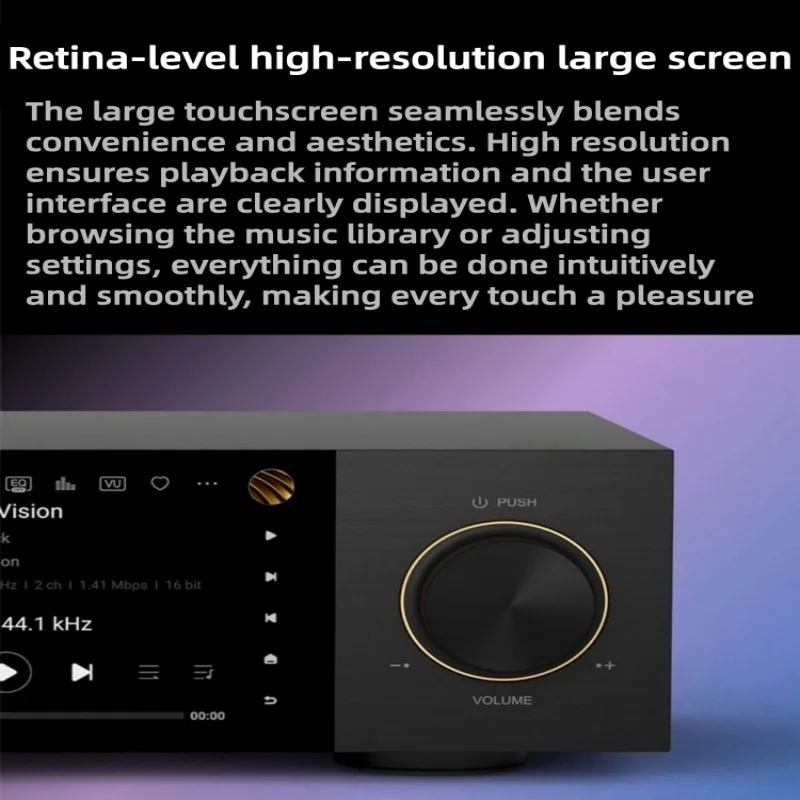 DMP-A6 GEN2 Master HiFi Lossless Music Player Streaming Network Player Black 110-240v Support DSD/MQA/FLAC/APE/WAV Bluetooth 5.0