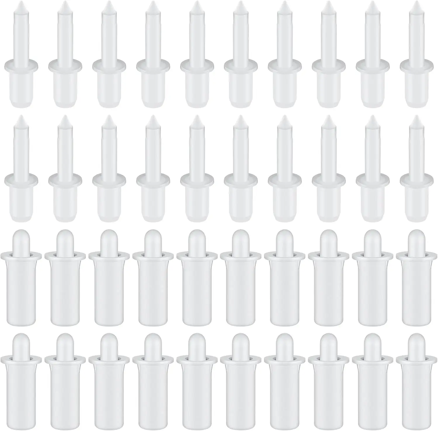 

40 шт. пружинных крепежных штифтов для ремонта жалюзи, для окон, шкафов, подвижных ламелей, замена ламелей жалюзи