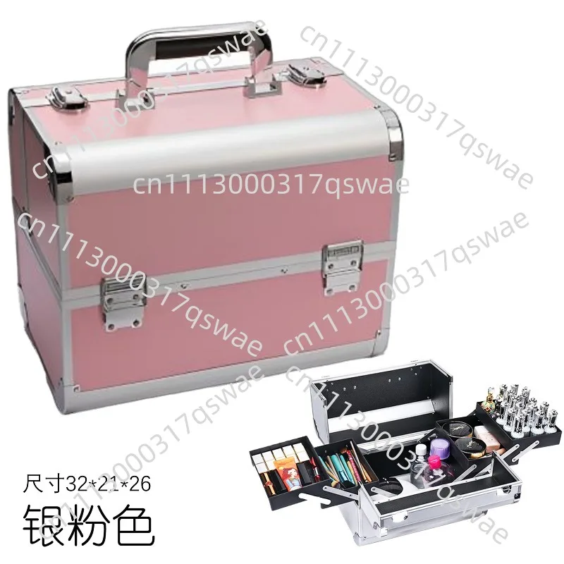 Handheld large-capacity portable multi-layer storage box large toolbox