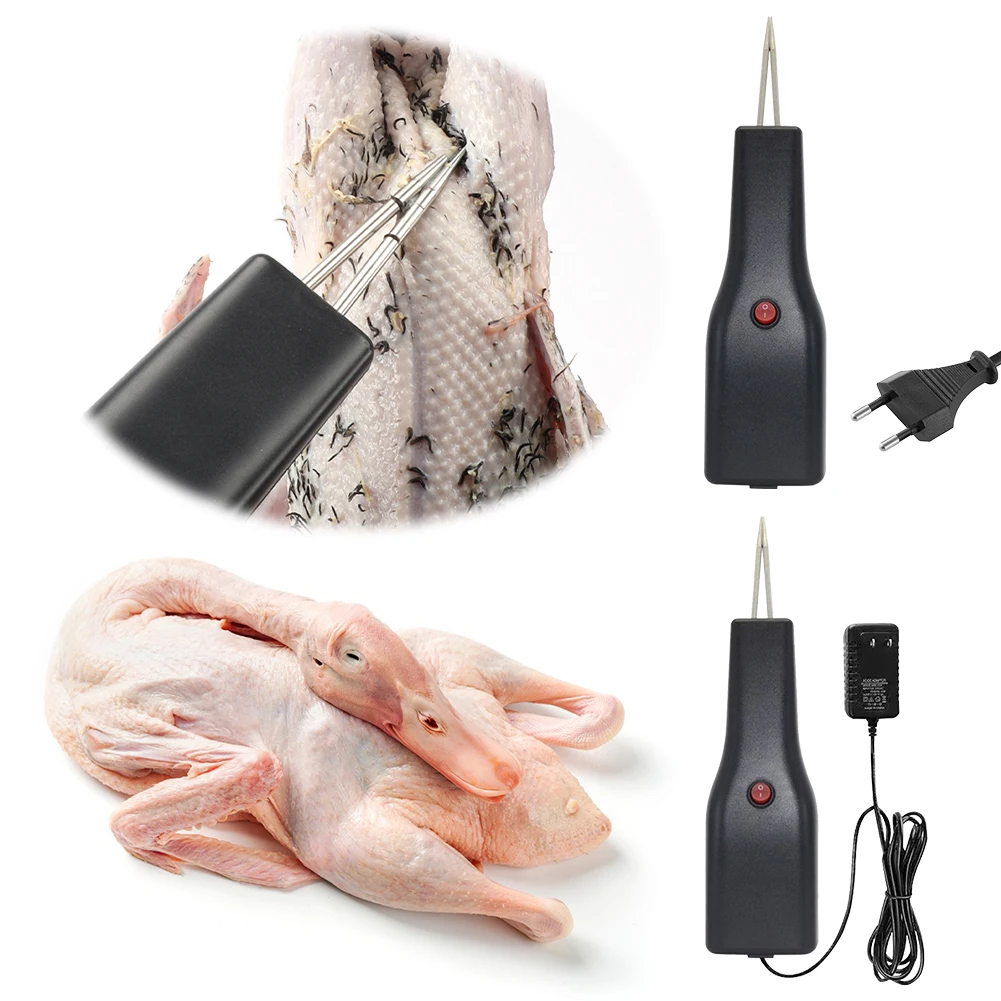 

Plug-in Electric Feathers Removal Machine Short-haired Hair Remover Quick Chicken Plucker for Chicken Duck Goose Bird Turkey