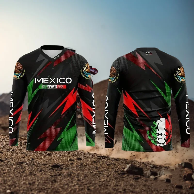 

2025 Off Road Motorcycle Racing Limitless Racing Off Road Cycling Shirt Men's and Women's Long Sleeved Quick Drying Top