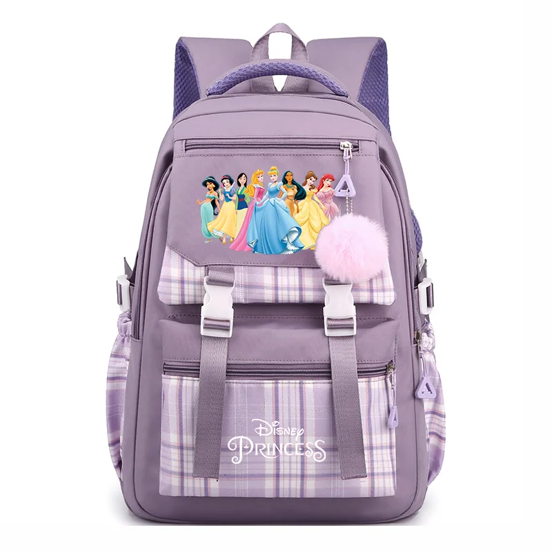 

Disney Snow White Princess Backpack Boys Girls Student Schoolbag Children Teenager Large capacity Knapsack Travel Rucksack