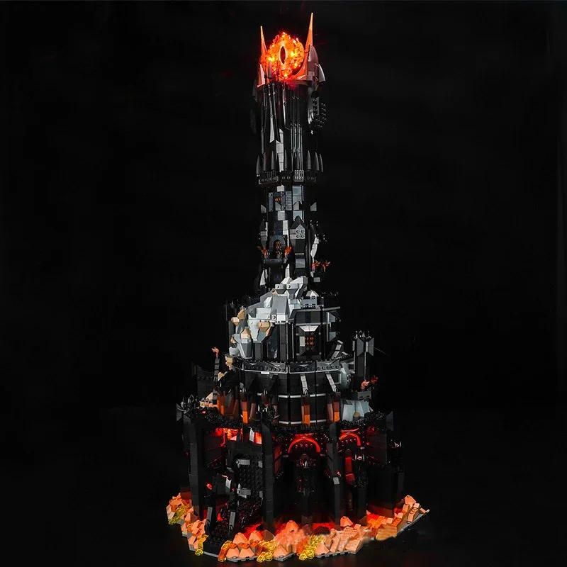 Barad-Dûr Lord Of The Rings Rivendell Lighting Set For Creator Expert 10333 Not Include Building Blocks (Only Led Light Kit)