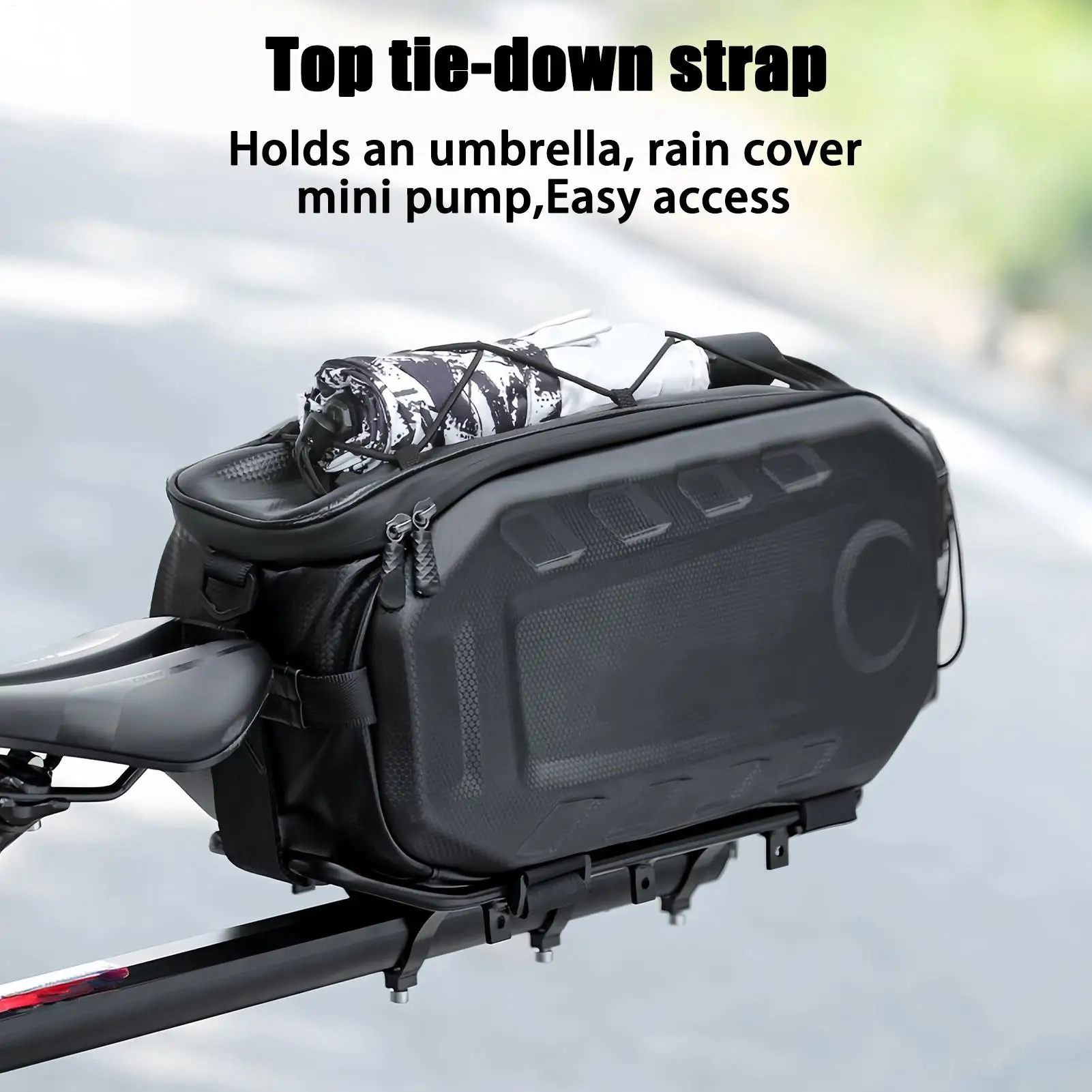 

Сумка для горного велосипеда 17л, большие светоотражающие водонепроницаемые корзины, сумка для хранения велосипеда для пляжа, горного спорта, мотоцикла, рыбалки