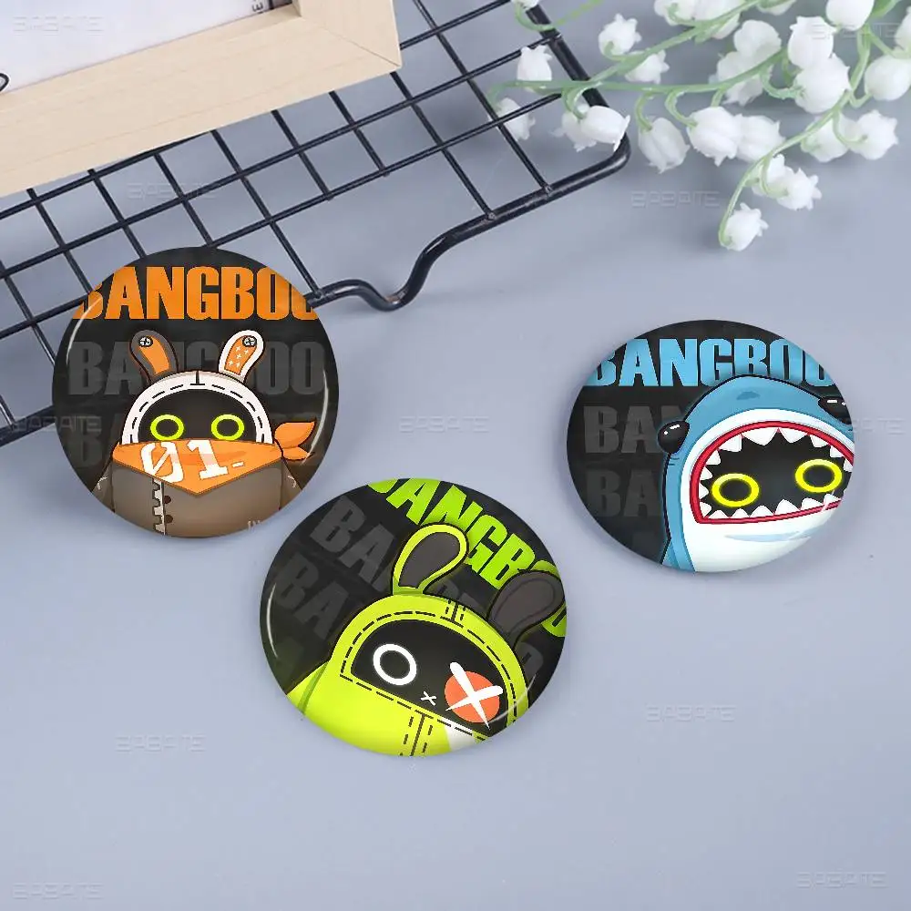 Zenless منطقة صفر ZZZ Bangboo 58 مللي متر اليدوية بروش الكرتون تأثيري شارة على ظهره مجوهرات اكسسوارات هدايا #4