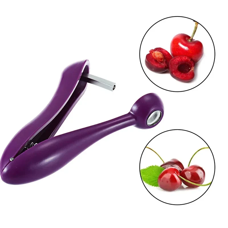 1-6pcs Multifunctional Cherry Pitter Cherry Core Seed Remover Fast Fruit Pit Remover Tool Creative Kitchen Gadget for Cherries