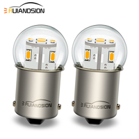 Ruiandsio 2x P21W 1156 BA15S BA15D LED Bulbs 6V 12V 24V 48V 1157 BAY15D P21/5W Turn Signal Light 3014SMD Reverse Brake Lamps