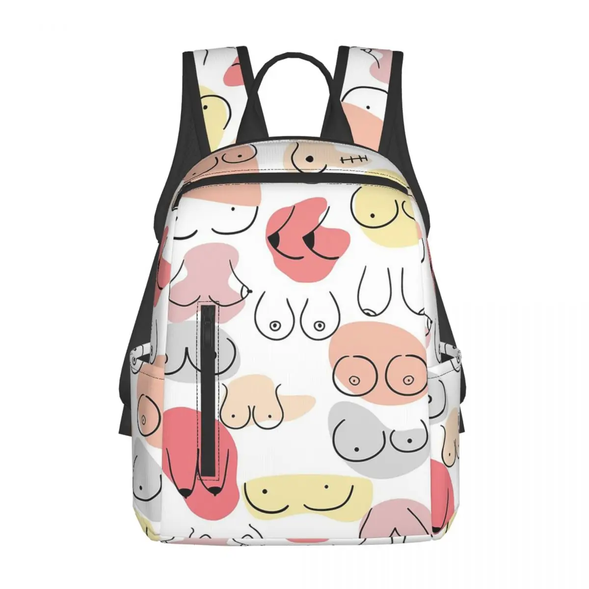 

Boobs Backpack Daypack Large Capacity Kids BookBag School Bag Shoulder Bags for Men Women