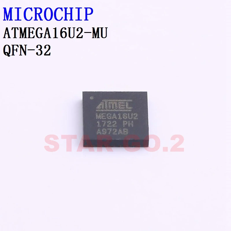 

5PCSx ATMEGA16U2-MU QFN-32 MICROCHIP Microcontroller