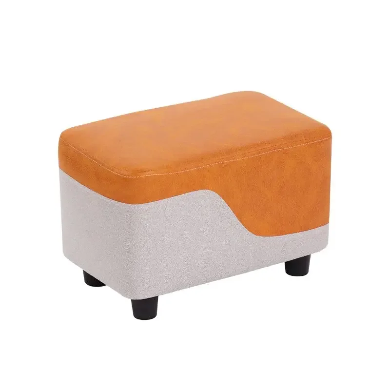 

New Small Luxury Adult Low Household Coffee Table Bench Living Room Light Technology Cloth Shoe Changing stool