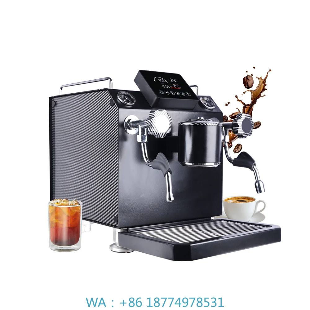 1. Italian Semi‑Automatic Espresso Maker, Single Group 9 Bar Rotary Pump 1L+4L for Cappuccino Milk Bubble Making Coffee Brewing