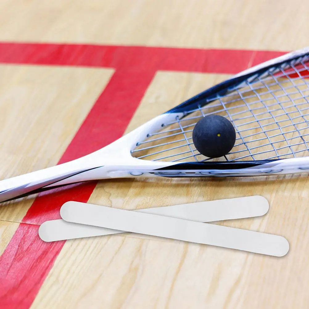

2Pcs Tennis Racket Tape Transparent Edge Protector Self Adhesive Racket Frame Protection Tape Racquet Accessories