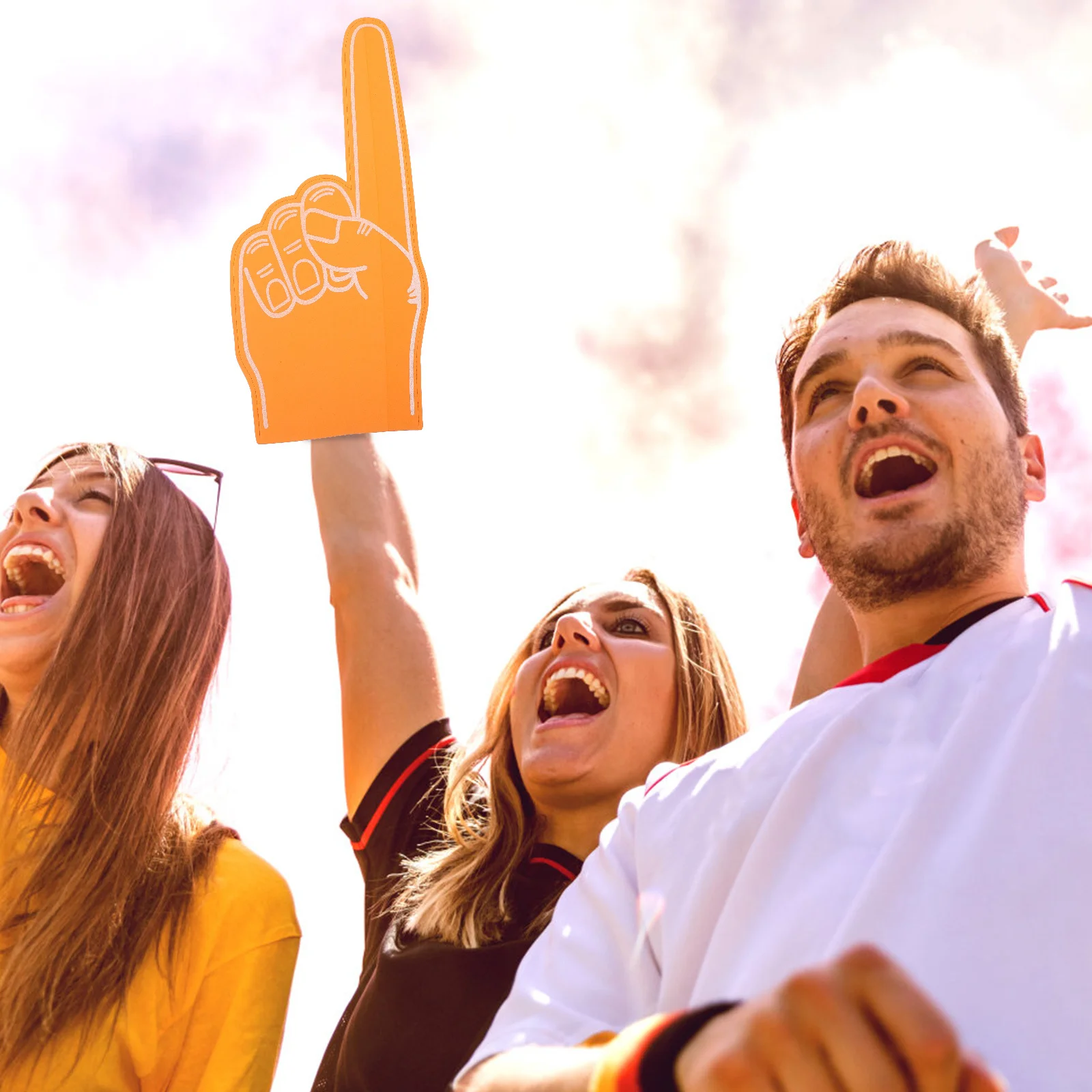 

3Pcs Foams Finger Creative Cheerleading Hands Sports Accessories for Parties Soccer Basketball Sporting Events Noise Maker Cheer