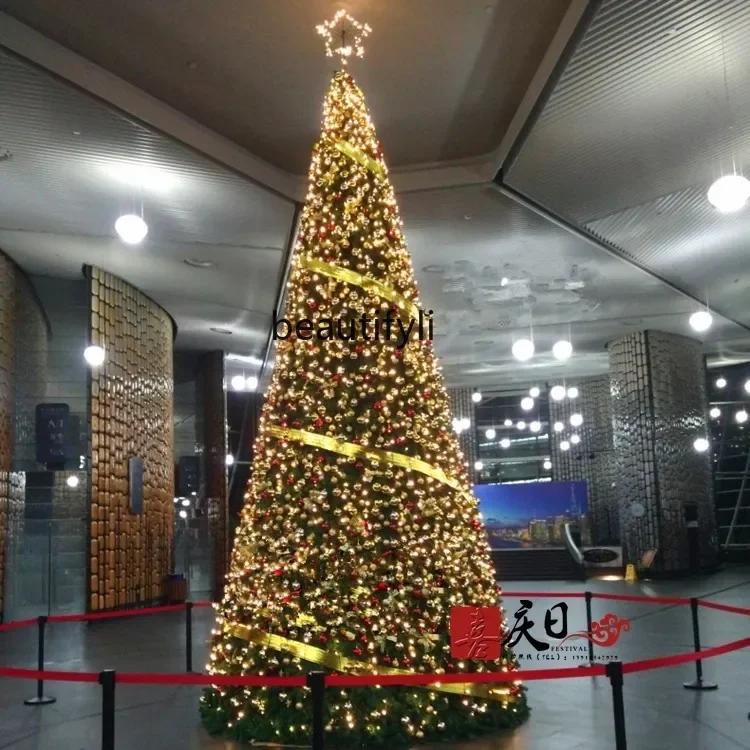 

Modern Christmas Glowing Christmas Tree 4/5/6/7/8/9 Outdoor Large Frame Christmas Tree Package A50