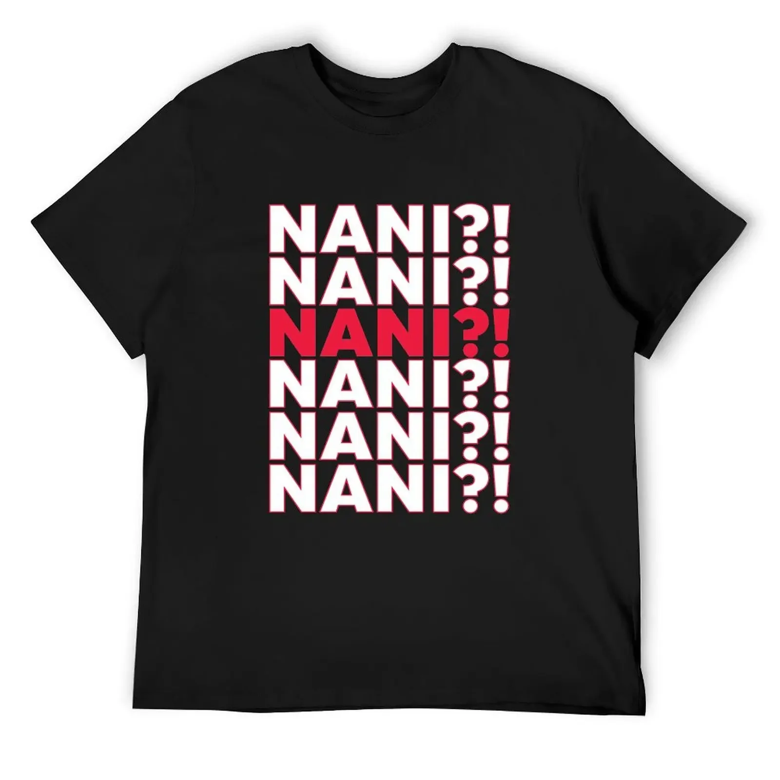 NANI T-Shirt cotton graphic tees tees vintage anime shirt man clothes t shirts for men