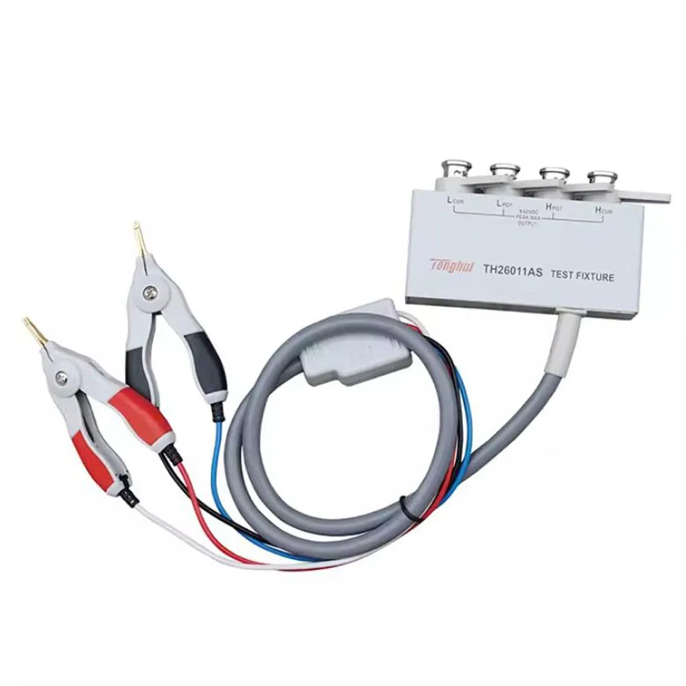 LCR Digital Bridge Four End Test Cable Clip TH26011AS,Kelvin Resistance, Capacitance, And Inductance Testing Line