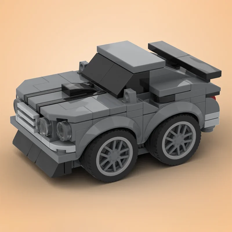 311 Stück MOC John Wick Forded Mustangesd Brickheaded Modell Bausteine Spielzeug Architektur DIY Weihnachtsgeschenke Idee Ziegel Kinder