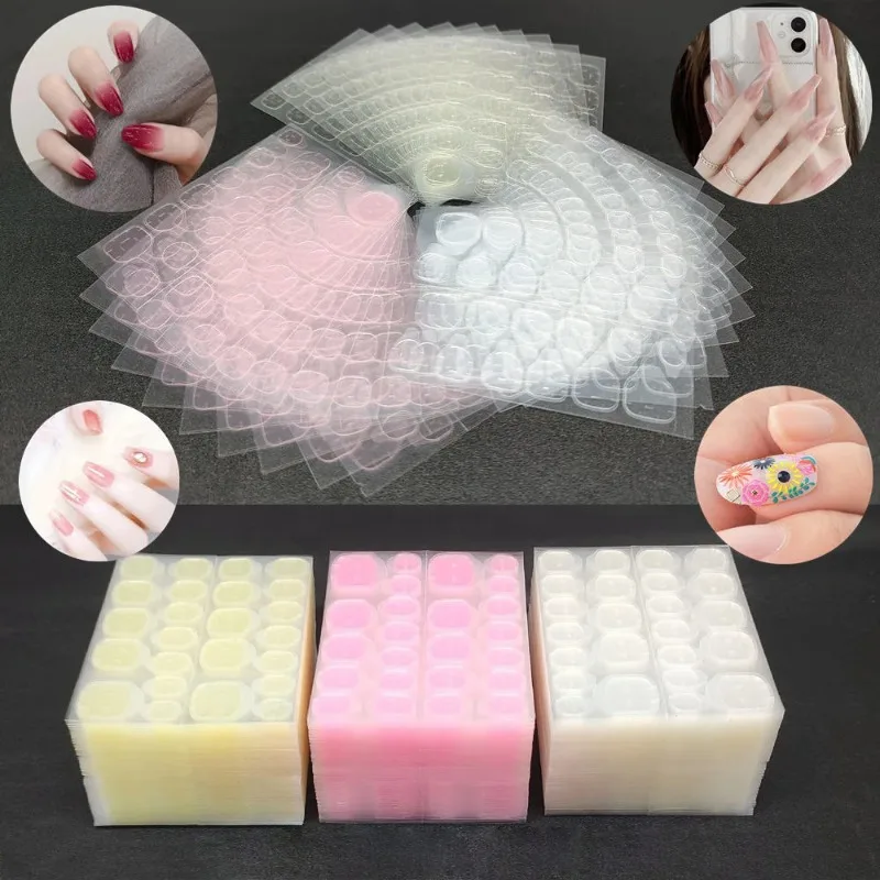 

Double Sided False Nail Art Adhesive Tape Glue Sticker DIY Tips Press On Nails Acrylic Manicure Gel Makeup Tool