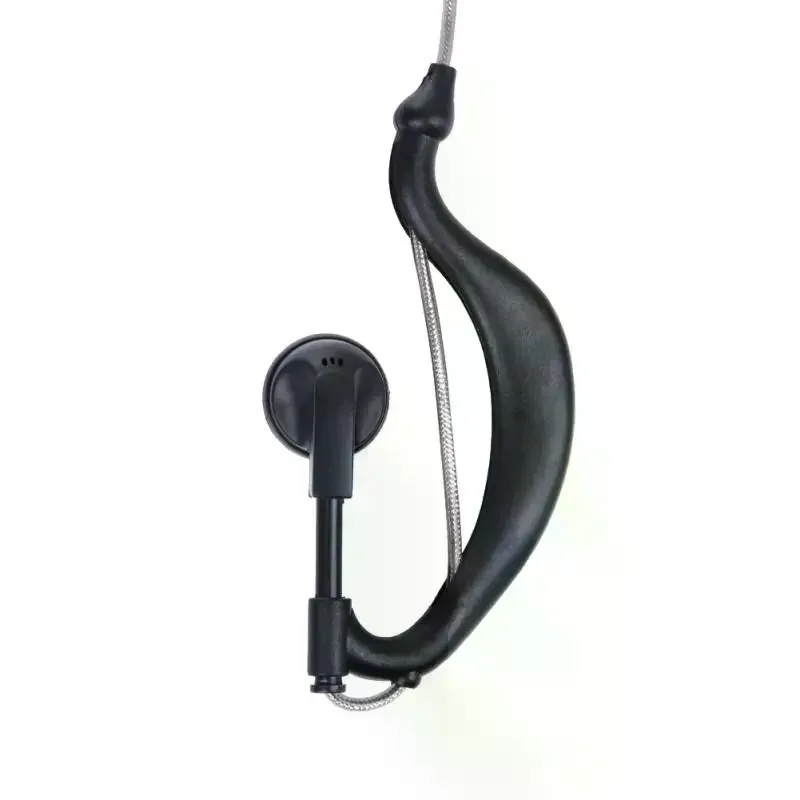 1 قطعة سماعة أجهزة الراديو لجهاز الاتصال اللاسلكي 2 دبوس K-نوع سماعة الألومنيوم احباط سماعة #6