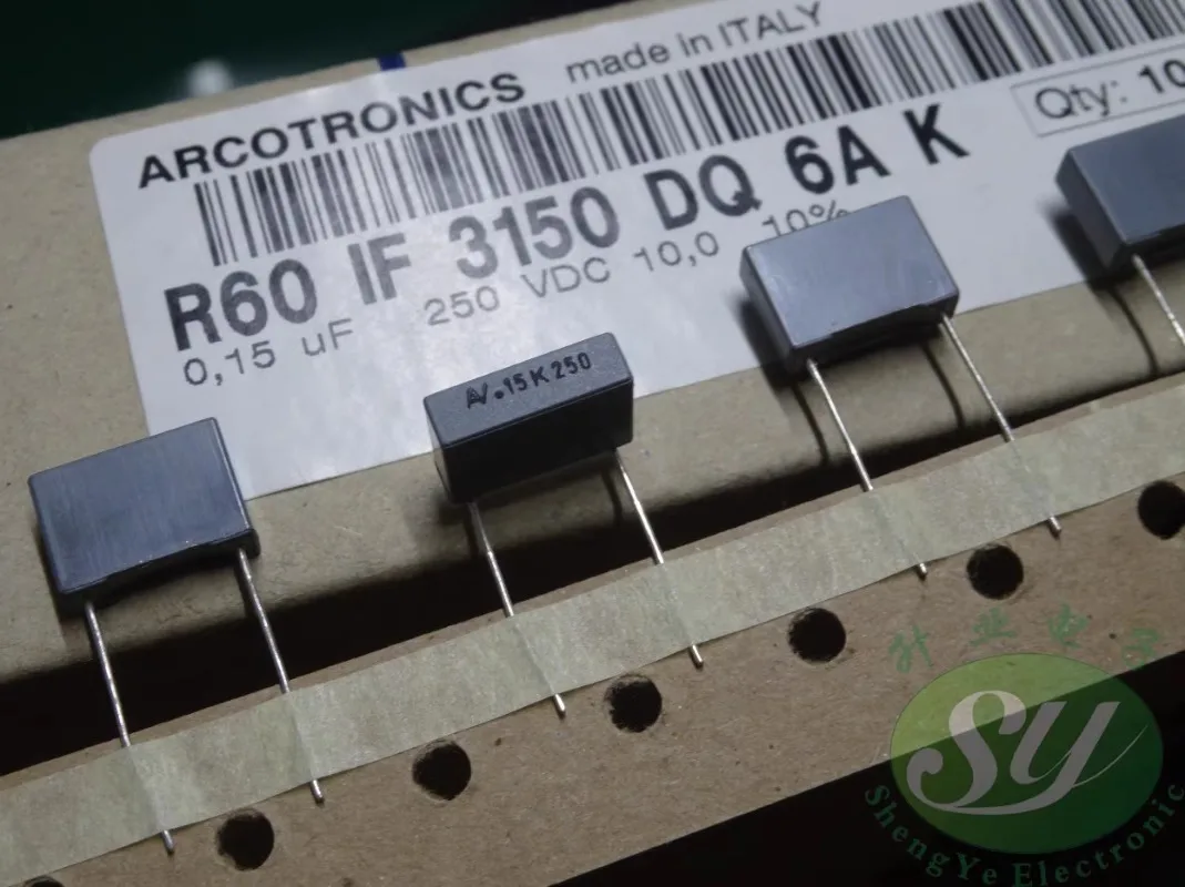 10PCS AV R60IF3150DQ6AK 0,15uf/250V 150nf u15 154 Neue film kondensator 10MM