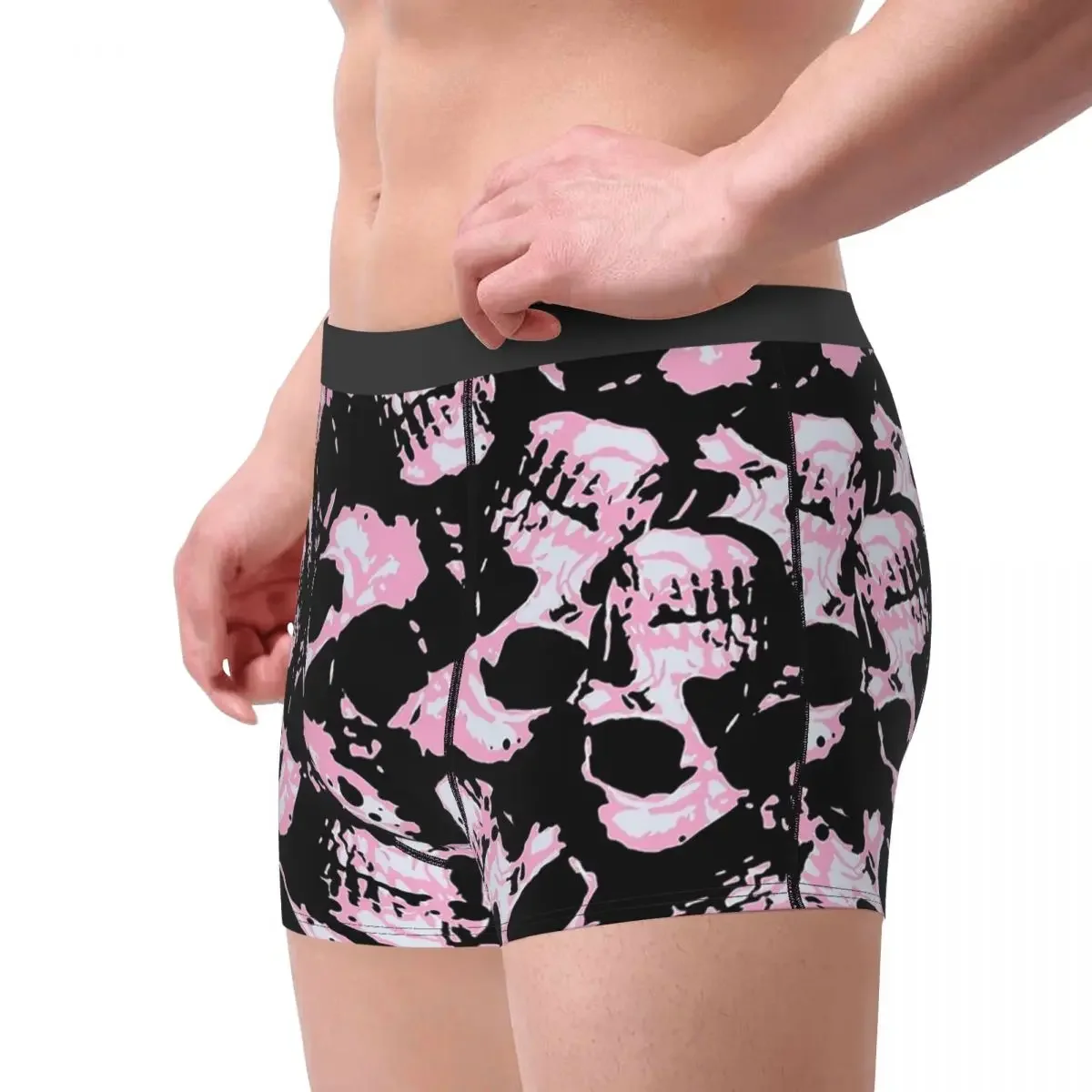 Mess Bones Skeleton Souls Underpants Cotton Panties Male Underwear Print Shorts Boxer Briefs