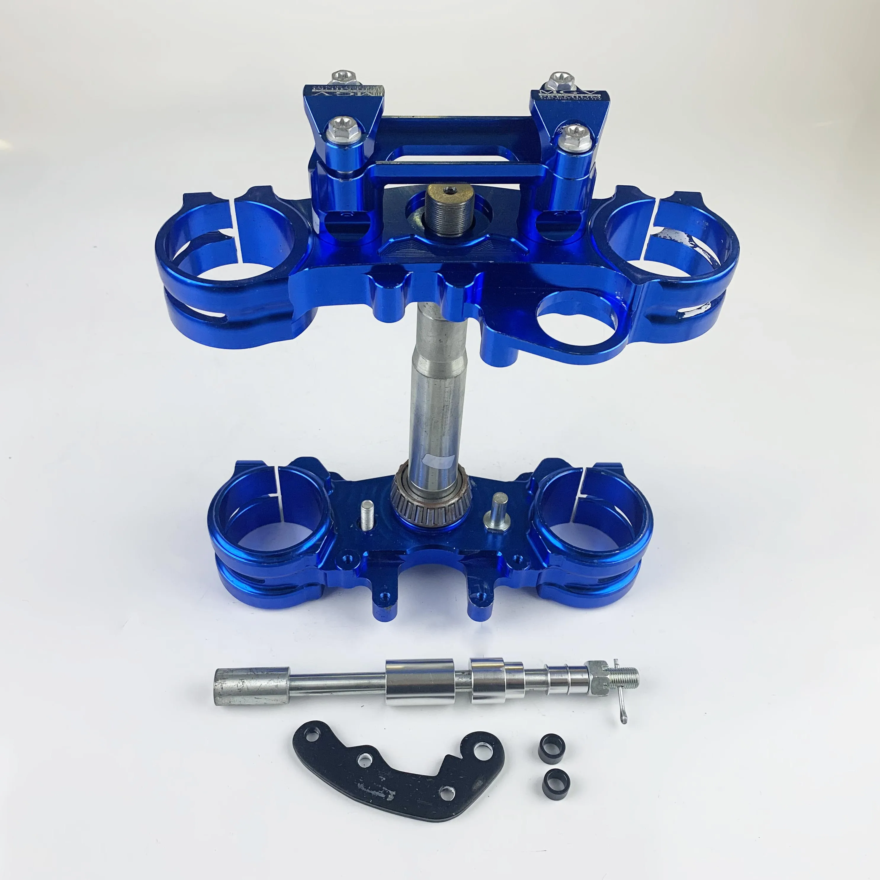 Motorcycle Aluminum Upper And Lower Inverted Triple Tree Clamps Shock Absorber Plate For Yamaha WR155