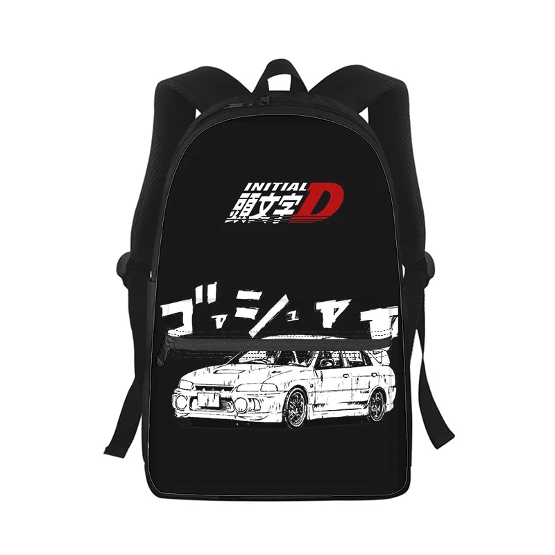 Japan Anime Initiale d Männer Frauen Rucksack 3D-Druck Mode Student Schult asche Laptop Rucksack Kinder Reise Umhängetasche