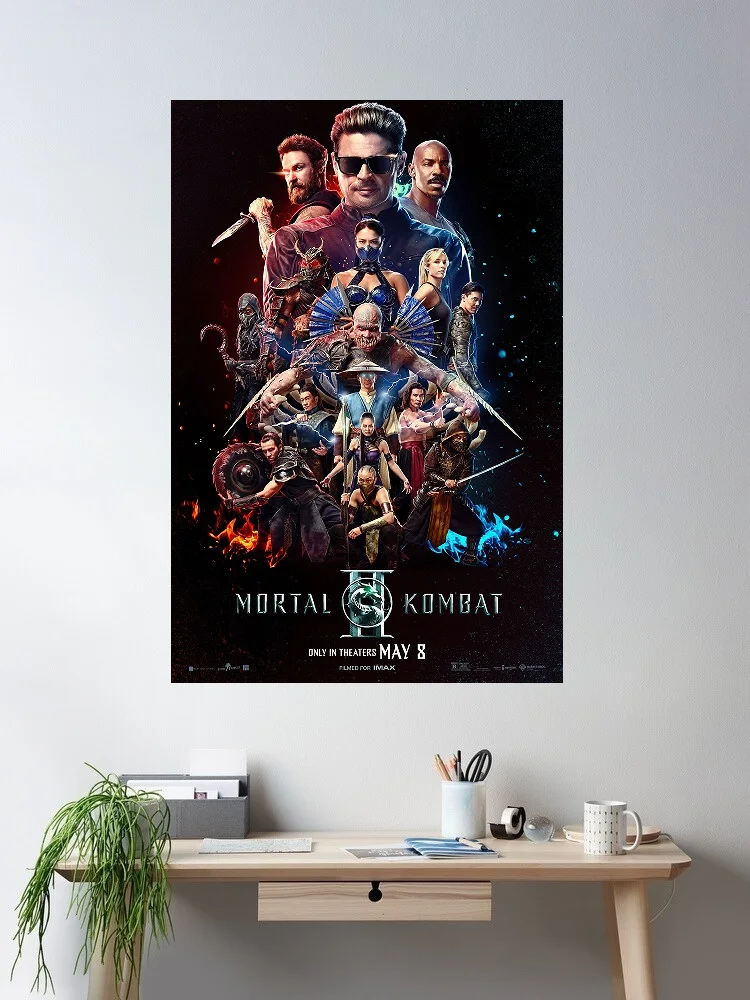 Mortal Kombat II 2026 Movie, Art Picture Print Silk Poster, Home Wall Decor