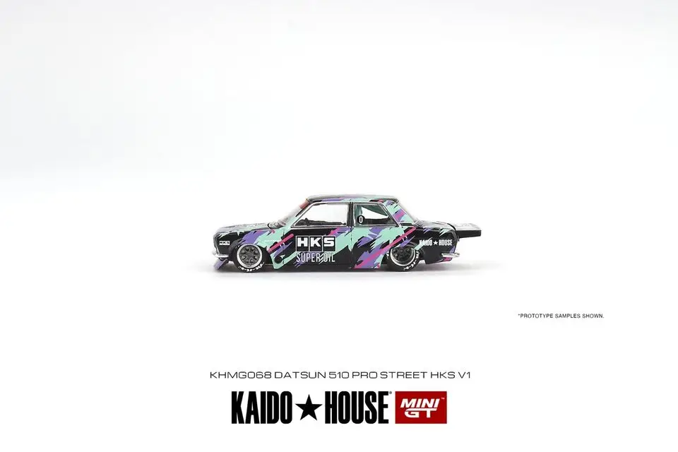 mini GT x Kaido House 1: 64 Datsun 510 Pro Street HKS V1 KHMG068