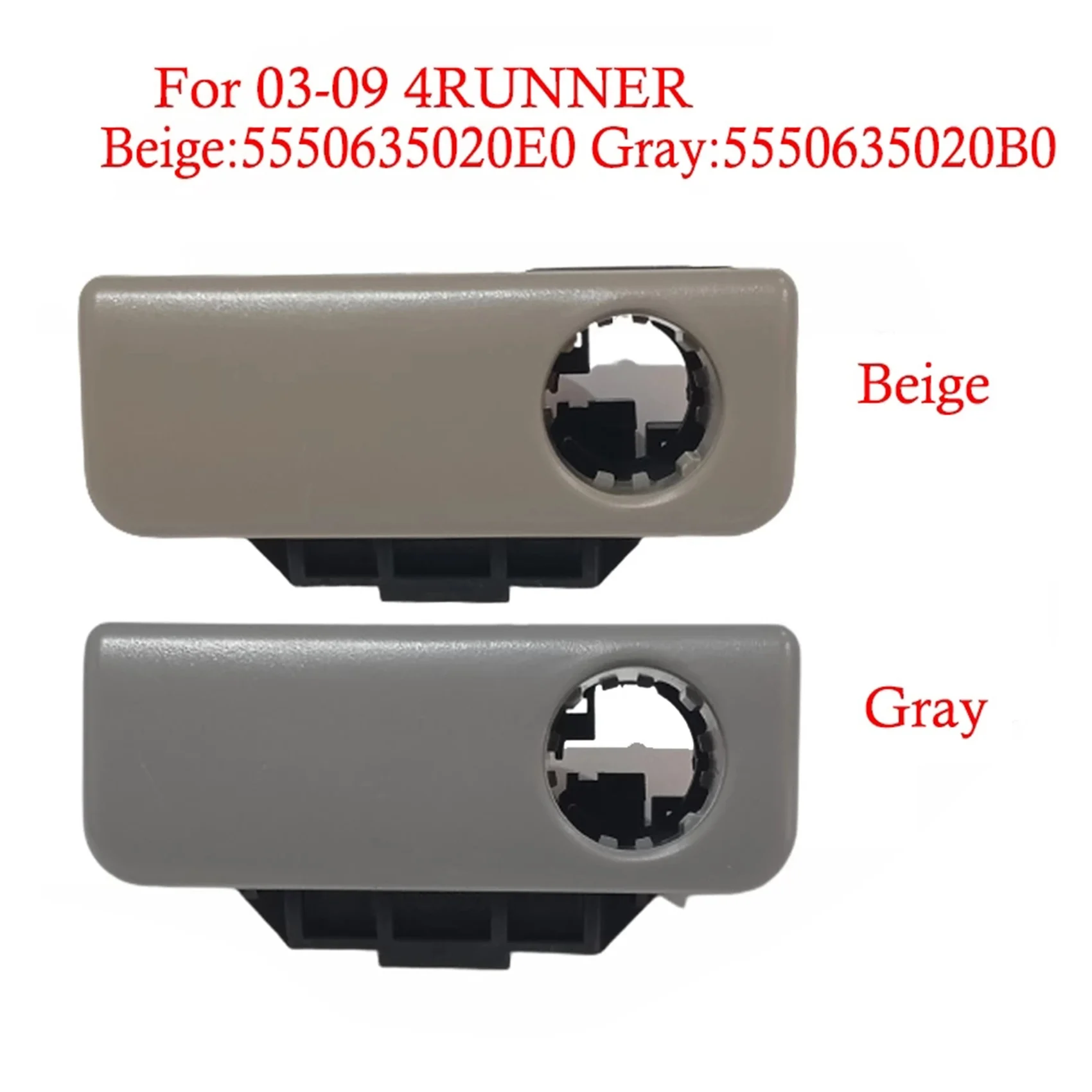 For Toyota 4Runner Glove Box Lock Latch Compartment Glove Box Bandle 5550635020B0 55506-35020-E0 55506-35020-B0,Grey