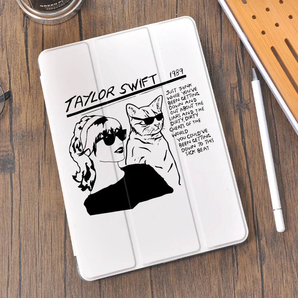 Tablets 10.2 9th Generation Cover Taylor Music Album Midnight Case for iPad Pro 11 12.9 13 Air Case 2024 8th 10.9 10th Fundas