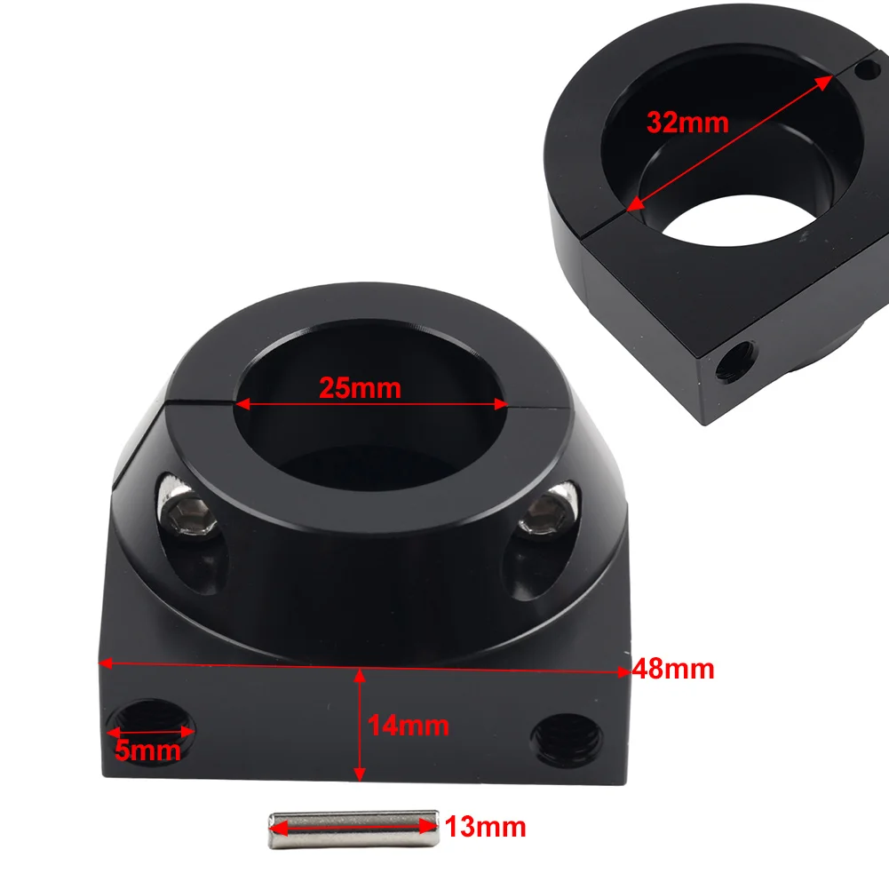 

Motorcycle 1" Dual-Cable Throttle Housing Clamp 5/16" Pull Side 1/4" Back Side For Harley Dyna Softail Glide FXD FXST FLT