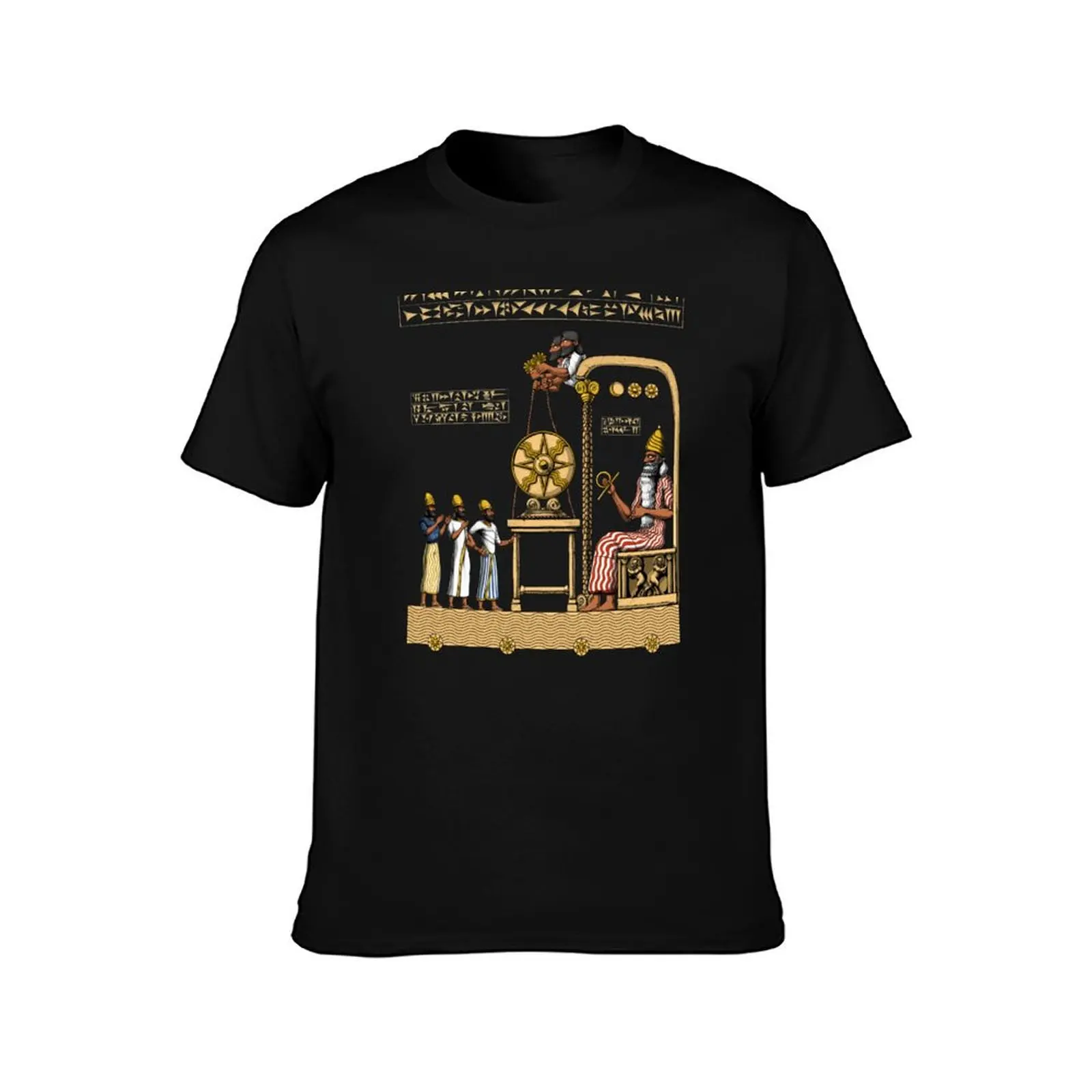 Ancient Anunnaki Tablets T-Shirt Christmas Casual Short Sleeve Top