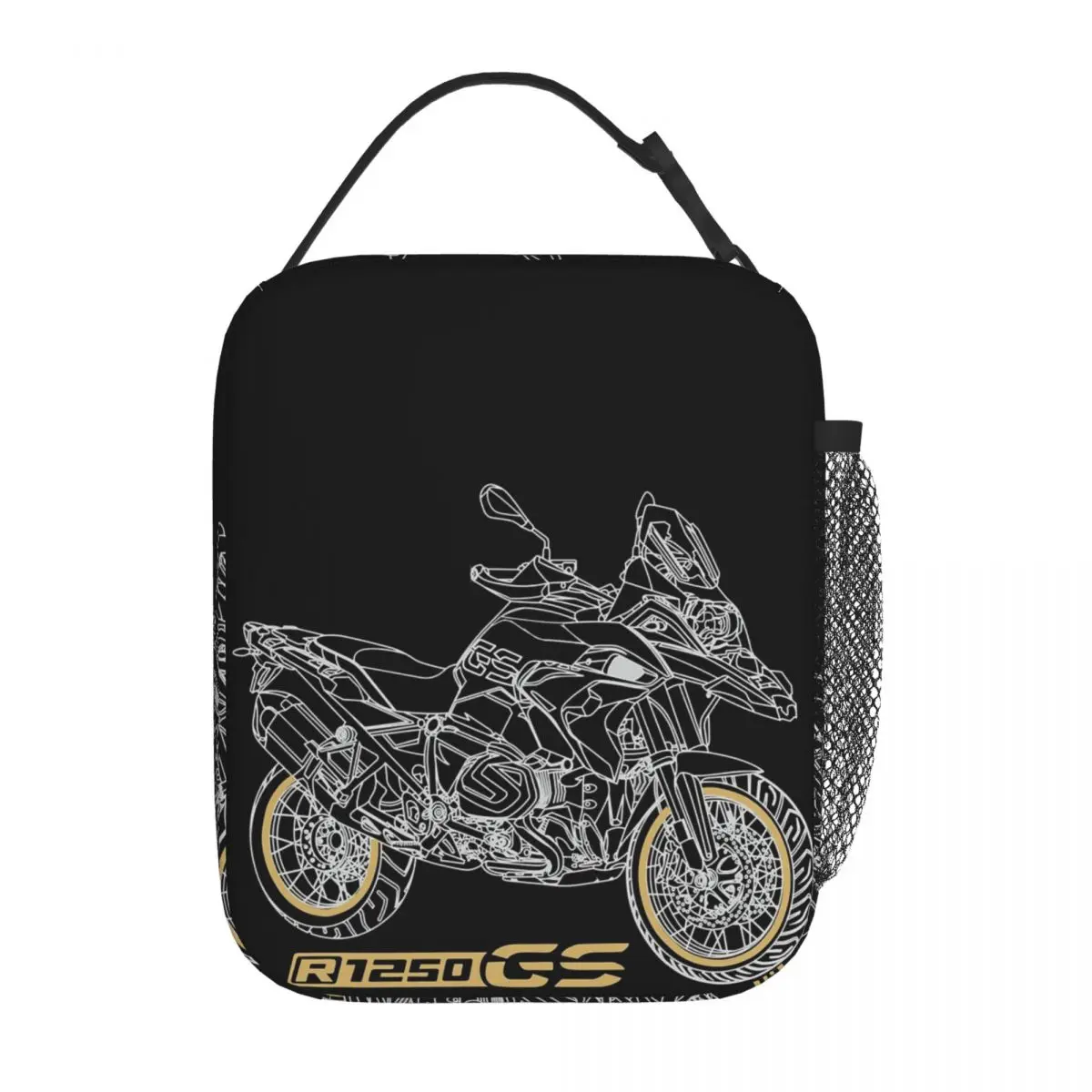 GS 1250 R 1250 Adventure Motorcycle Insulated Lunch Bag for Women Kids Portable Food Boxes Thermal Lunch Box Tote