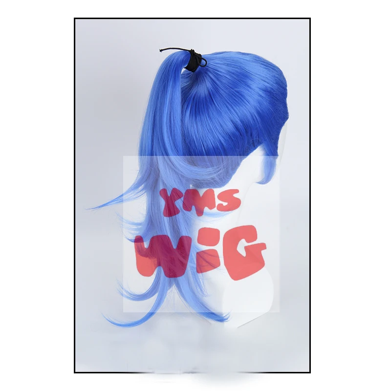 YMS Wig Impel Down Arc Buggy Cosplay Wig Blue Styled Synthetic Hair + Wig Cap