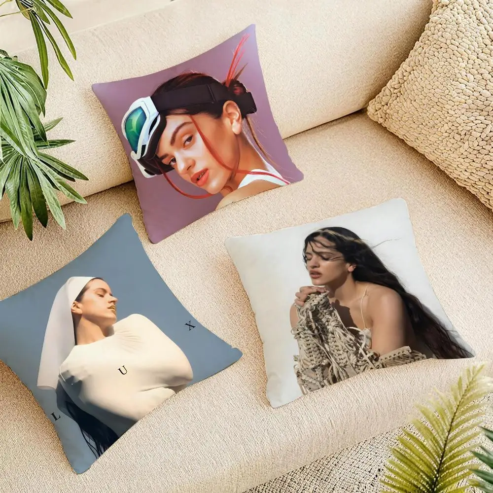 Popular Singer R-Rosalia Cushion Cover Organic Linen Square Pillow Case Durable Non-Allergenic And Kind To Skin
