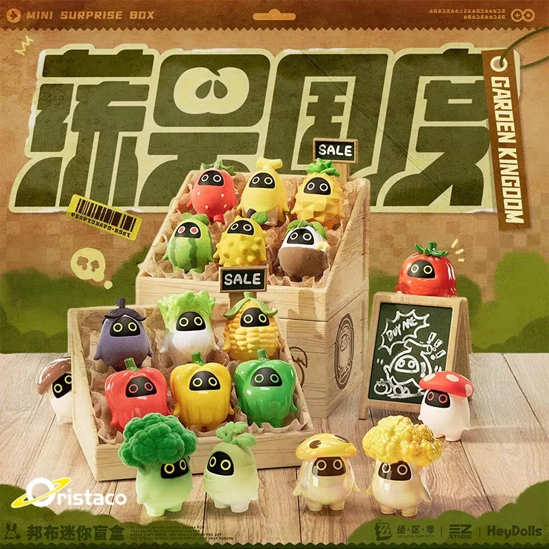 

Mihoyo Bangboo Garden Kingdom Series слепая коробка Heydolls мини-милая коробка-сюрприз Kawaii ПВХ настольное украшение детский подарок на день рождения
