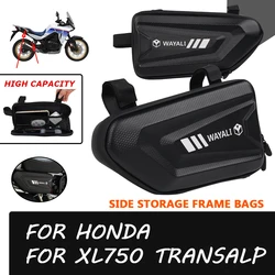 Motorcycle Accessories Side Bag Triangle Bags Pouch Waterproof Tool Storage Bag For HONDA XL 750 Transalp XL750 750XL 2023 2024