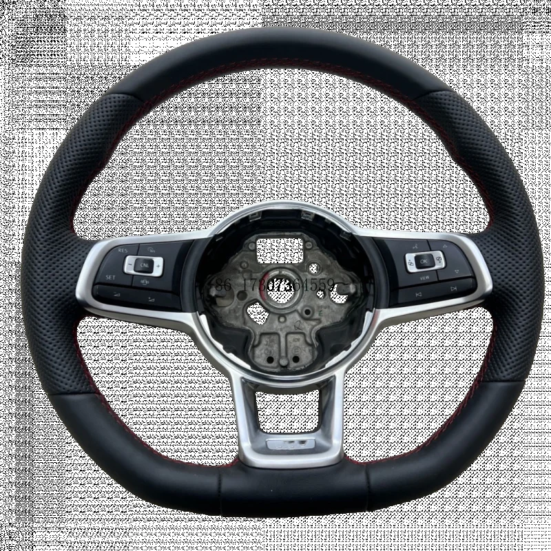 

Лидер продаж, полный кожаный руль в индивидуальном стиле для Volkswagen VW Passat Golf 7 MK7 Mk7.5, руль Polo Jetta GTI