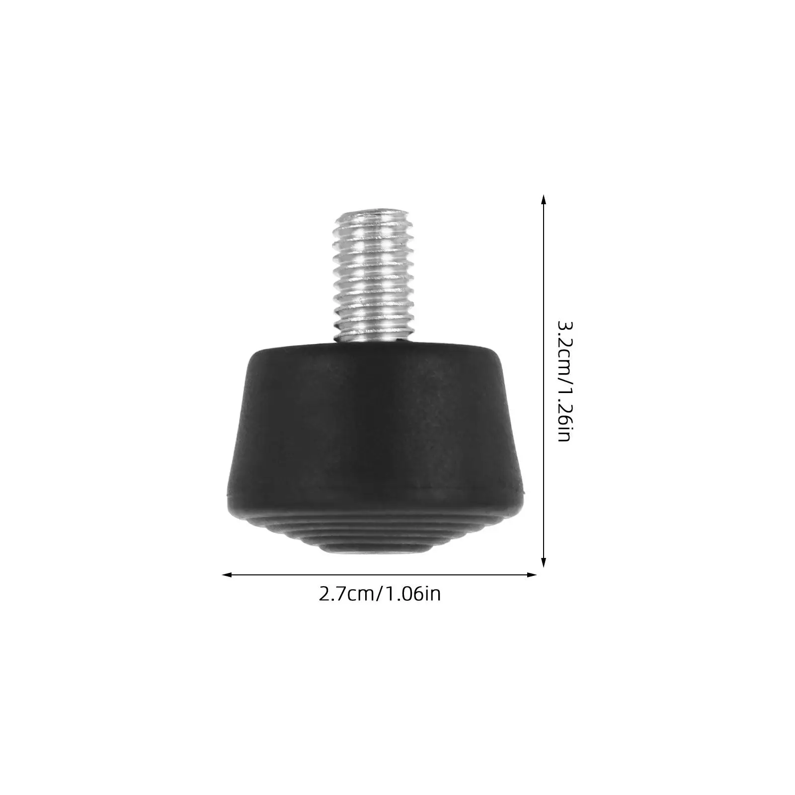 Tripod Rubber Feet Spikes 3Pcs M8 Universal Anti Slip Vibration Absorbing Pads for Camera Monopod Legs