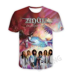 Angel Band  3D Printed  Casual T-shirts Hip Hop Tee Shirts Harajuku Styles Tops Fashion Clothing  for Women/men