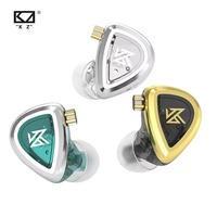 KZ EDA 3 Pairs HiFi Headset Bass/Balance/High-Resolution In Ear Earphones Monitoring Headphones Music Noise Cancelling Earphones